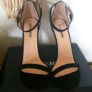 Black heels